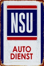 Blechschild NSU 20x30cm