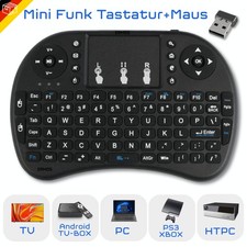 i8 Mini Funk Tastatur Maus Touchpad PC Smart TV Keyboard Air Mouse Fernbedienung