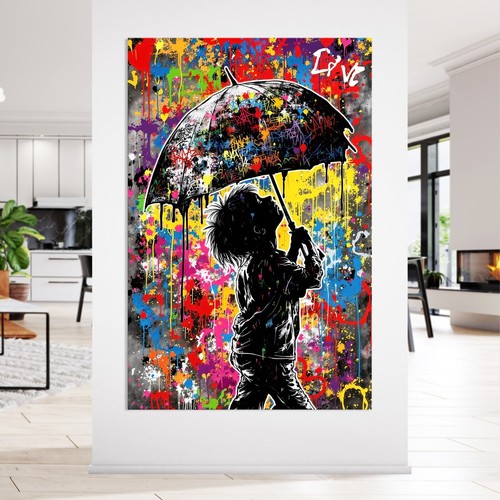 Wandbild abstrakt banksy - ✅,