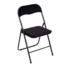 Metall Klappstuhl mit Samt