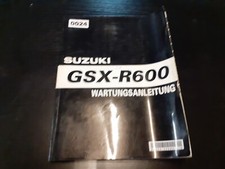 0024 Motorrad Werkstatthandbuch Suzuki GSX-R 600 Wartungsanleitung