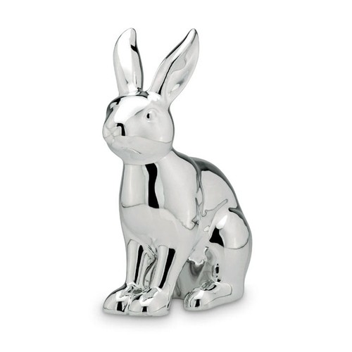 Osterhase groß versilbert