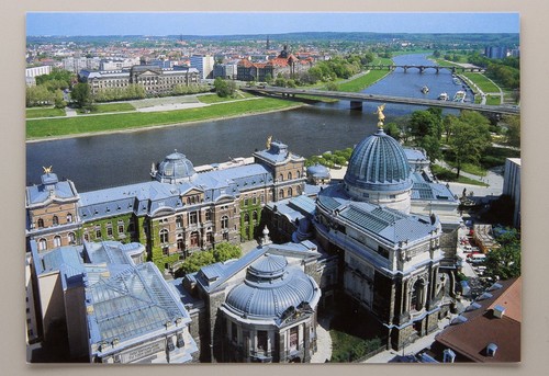 Postkarte dresden blick von - postkarte,