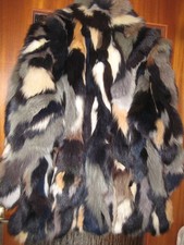 Pelzmantel Blaufuchs echt Pelz