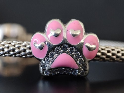 Charms hundepfote pink hund - charms,