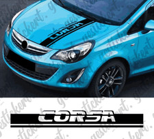 1x Streifen Motorhaube für Opel Corsa Aufkleber Sticker Tuning OPC Auto Haube
