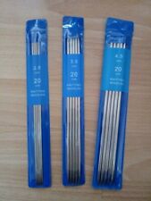 5 Stricknadeln Edelstahl