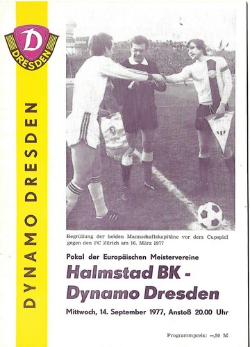 1977 dynamo dresden - ec,