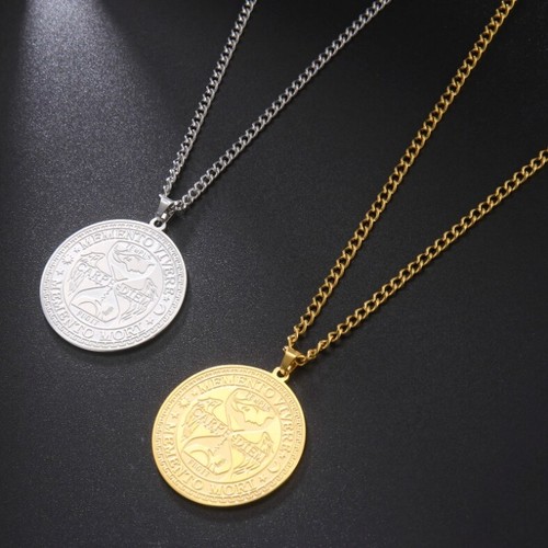 Halskette mit memento mori - mit,