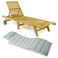 DIVERO Sonnenliege Gartenliege