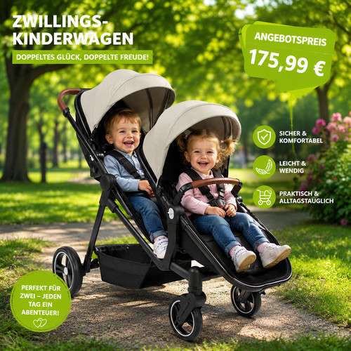 Zwillingskinderwagen buggy - zwillingskinderwagen,,
