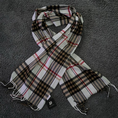 Karierter schal beige - beige, schwarz