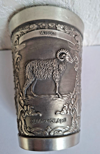 Zinnbecher sternzeichen widder - zinnbecher,
