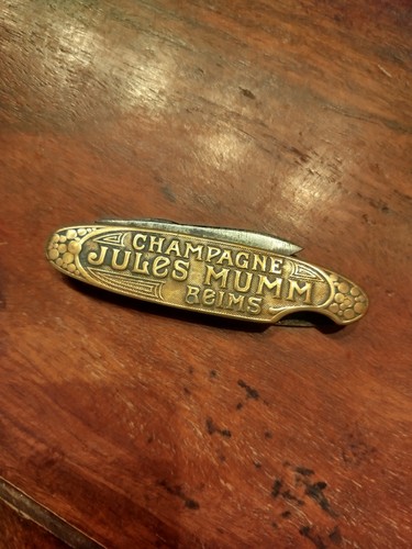 Antikes champagner messer - champagner,