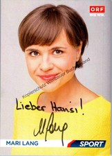 Original Autogramm Mari Lang