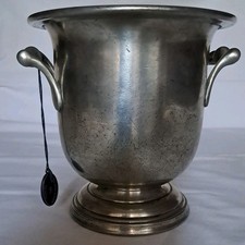 Eisbehälter Eiseimer Eiskübel Aus 95% Zinn Les Etains De Brescia