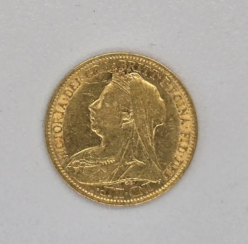 Goldmünze queen victoria half - queen,
