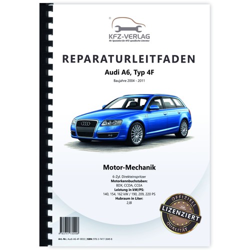 Audi typ 6 zyl - 4f, (04-11)