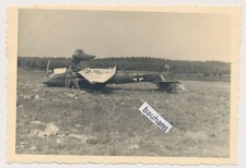 Frankreich bei La Bouteille Flugzeug Notlandung, Artillerie Regiment 45 (9730a)