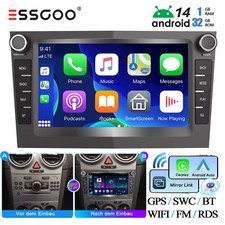 Für Opel Astra Corsa Meriva Vectra Autoradio Android14 Apple Carplay GPS NAVI BT