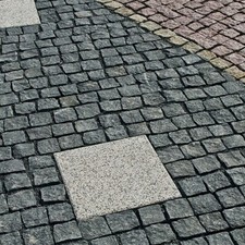 Granit Pflastersteine alle Farben gespalten o. gesägt o. geflammt ab 33,30 € /m²