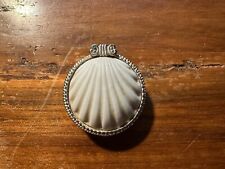 ESTEE LAUDER SOLID PERFUME PARFUM WHITE LINEN SEASHELL MUSCHEL VINTAGE SAMMLER