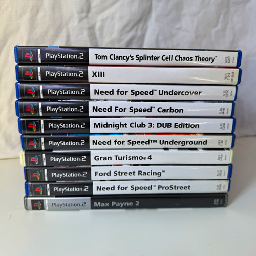 Ps2 spielepaket 10x splinter - ps2, 10x:
