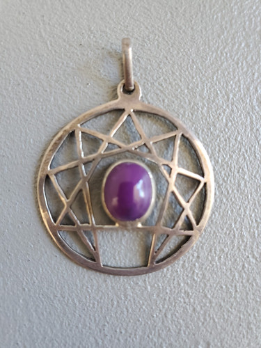 Wicca silber anhänger - silber,