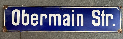 Emaile straßenschild obermain - emaile,