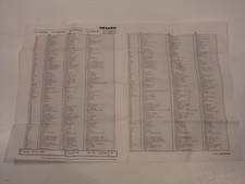 Bedienungsanleitung Manual 3382680 2030280 Waschmaschine Miele W 711