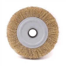 6Zoll Rundbürste Drahtbürste Scheibenbürst Rostentfernung Doppelschleifmaschine 