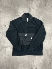 Nike Sweatshirt Half Zip Herren Gr. S Schwarz – Pullover Sport Freizeit Hoodie