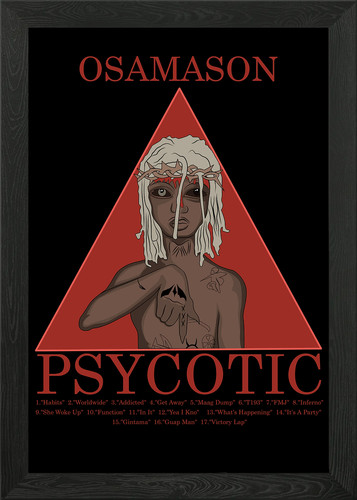Osamason psychotic album cover - osamason,