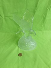 traumhafte Glas Skulptur großer Adler,20 cm hoch,Glasfigur,Deko