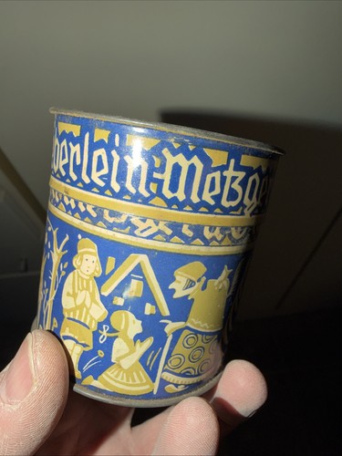 Blech lebkuchendose metzger - lebkuchendose,