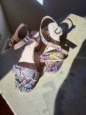 Cafénoir Damenschuh | Schlangenlederimitat | Größe 38 | Neu