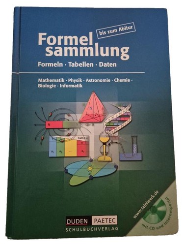 Duden formelsammlung abitur - formelsammlung,