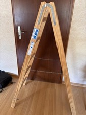 Holzleiter Klappleiter 2x5 Stufen, 1,40 hoch, Wie Neu!