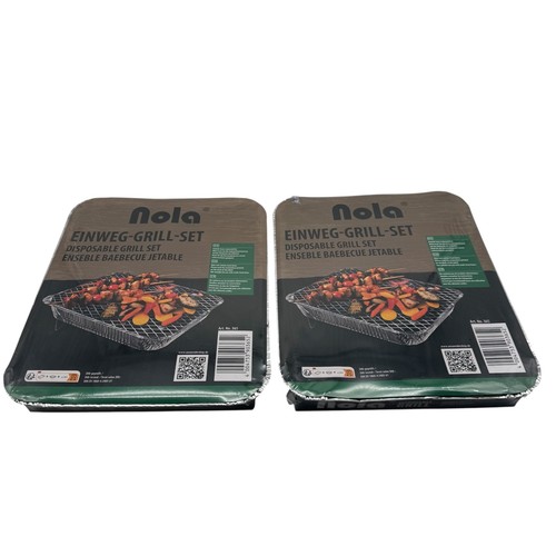 Einweggrills 2er pack mit 450g - 2er,