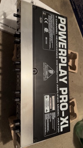Behringer powerplay pro - powerplay, pro-xl