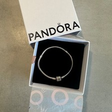 Pandora Armband Silber Pavé-Kugelverschluss Gr. 18cm 590723CZ