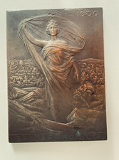 Bronze Plakette San Francisco 1915 Exposition universelle Canal de Panama  Botté