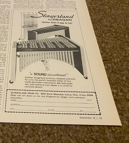Jbf8 advert 8x5 - jbf8, slingerland