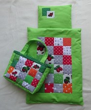 Puppenbettwäsche 2 tlg mit