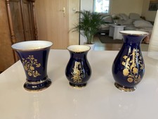Vasen Set 3x Echt Kobalt
