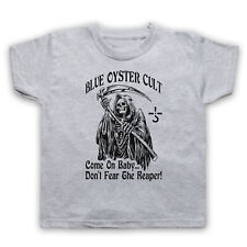 BLAU AUSTERNKULT DON'T FEAR THE REAPER ROCK BAND HIT KINDER T-SHIRT