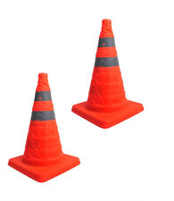 2 x Sicherheitskegel faltbar Warnkegel Pylone Spielstraße Verkehrshütchen 019209