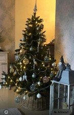 künstlicher Tannenbaum ca 150cm Holzfuß