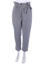 ZARA Paperbag-Hose M Blau