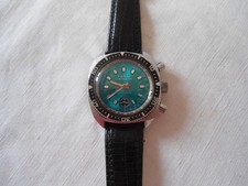 Ruhla  Chronograph  mit seltenem Zifferblatt  Kult aus  DDR Zeit